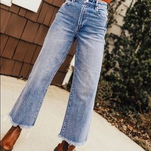 Wrangler High Bells Cropped denim jeans w29